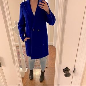 JCrew Daphne Italian Boiled Wool Topcoat